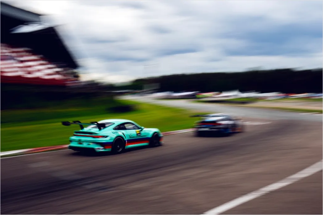 Detail Supercar Drag Race Action Blurred Motion Track Number 19