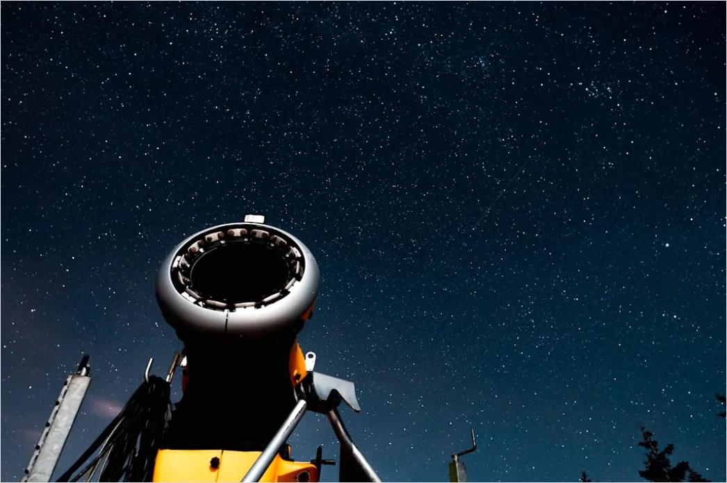 Detail Telescope Close Up Astronomy Equipment Night Sky Number 3