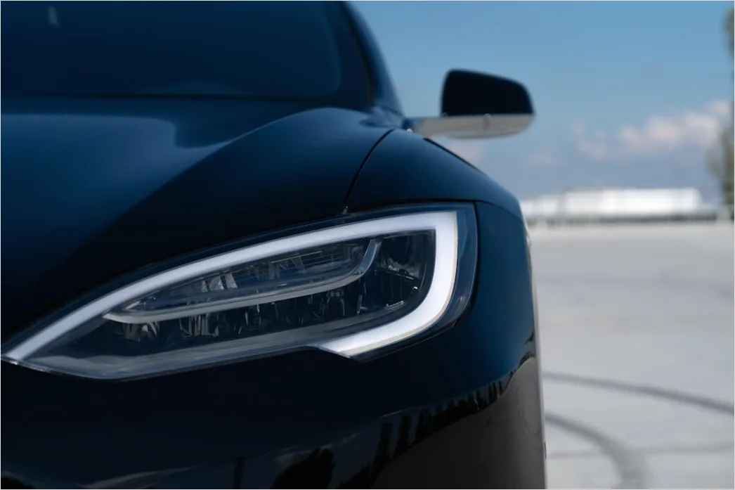 Detail Tesla Model S Charging Supercharger Close Up Number 2