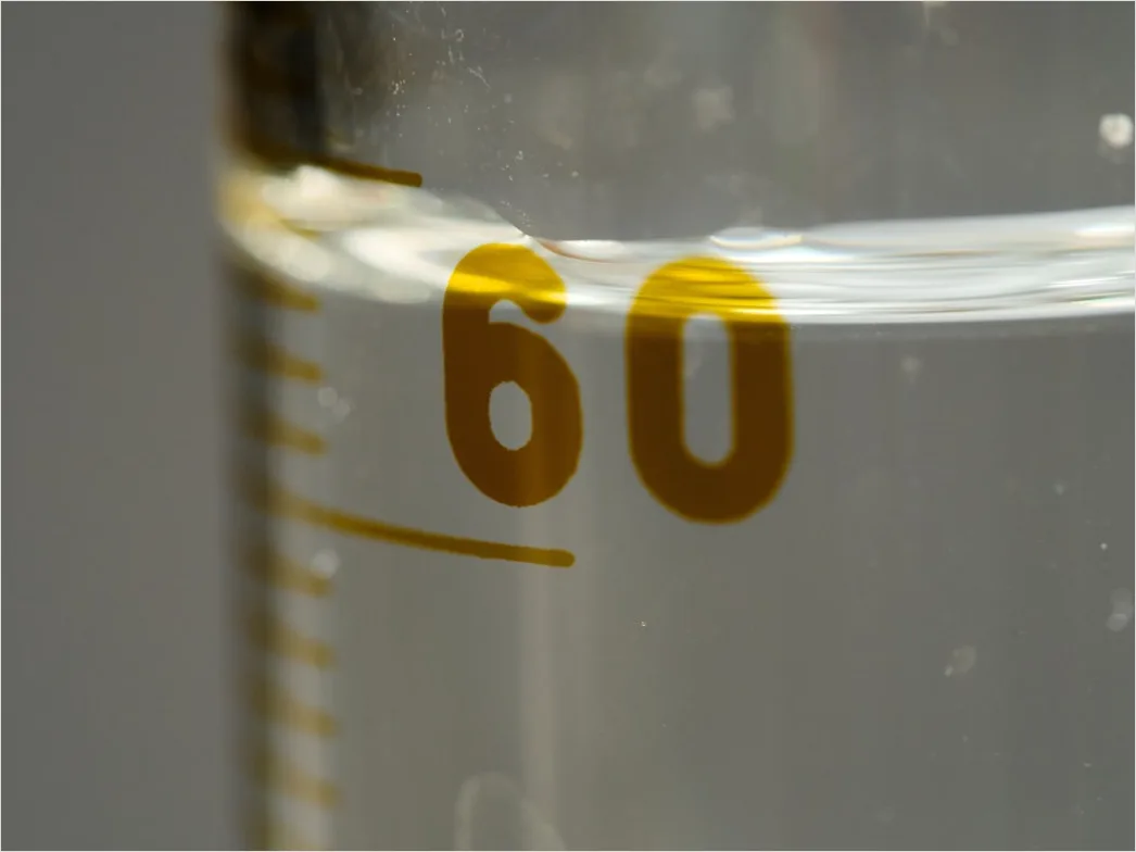 Detail Titration Experiment Burette Close Up Photo Number 2