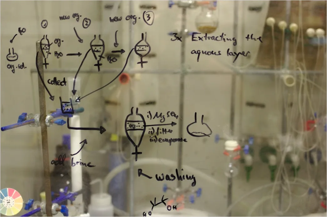 Detail Titration Experiment Burette Close Up Photo Number 13