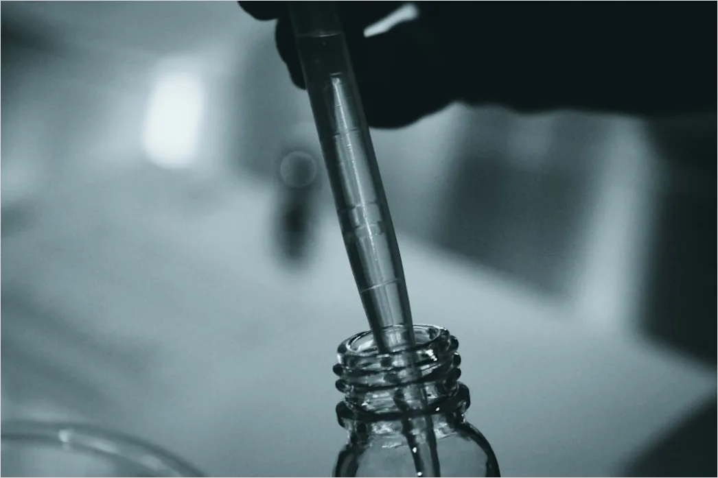 Detail Titration Experiment Burette Close Up Photo Number 15