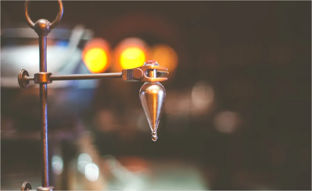 Detail Titration Experiment Burette Close Up Photo Number 20