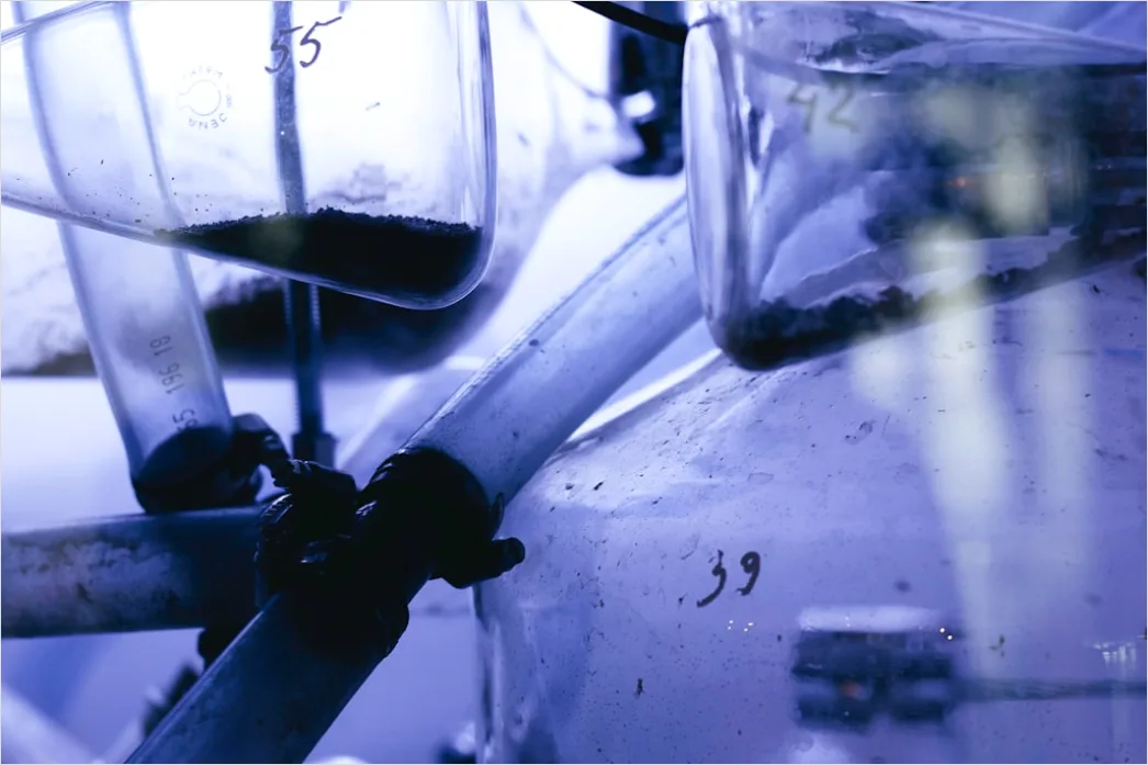 Detail Titration Experiment Burette Close Up Photo Number 8