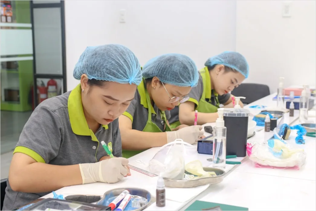 Detail Toy Factory Assembly Line Workers Quality Check Number 6