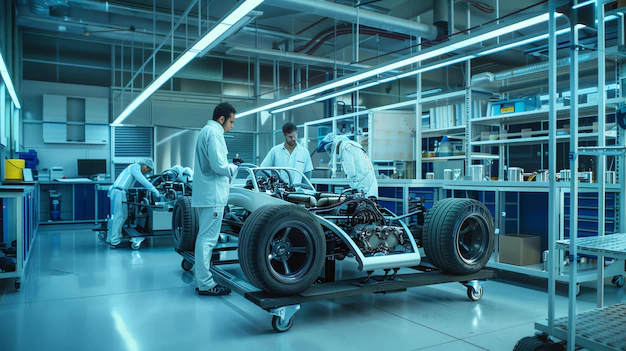 Detail Vehicle Prototype Testing Engineer In Lab Setting Number 4