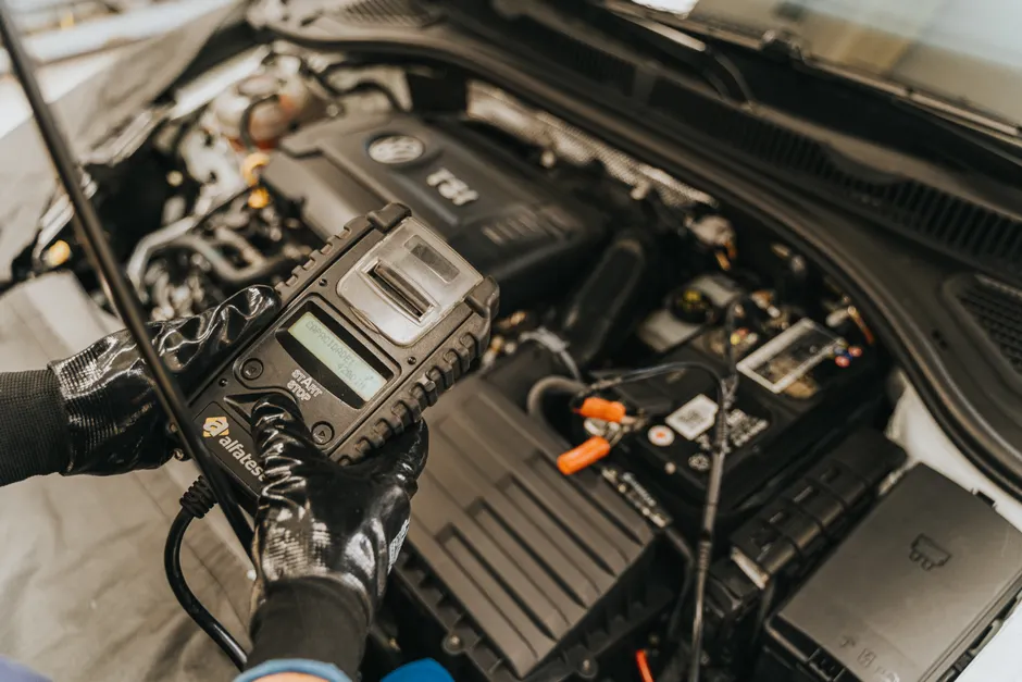 Detail Vehicle Testing Facility Engineer Running Diagnostics Number 2