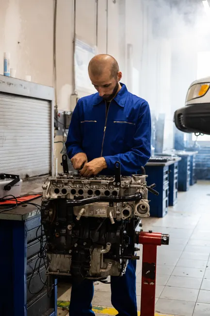 Detail Vehicle Testing Facility Engineer Running Diagnostics Number 11