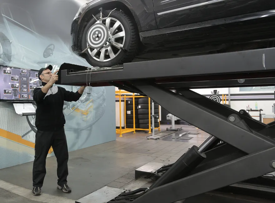 Detail Vehicle Testing Facility Engineer Running Diagnostics Number 13