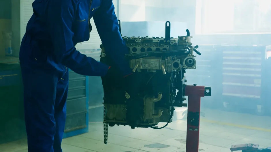 Detail Vehicle Testing Facility Engineer Running Diagnostics Number 14