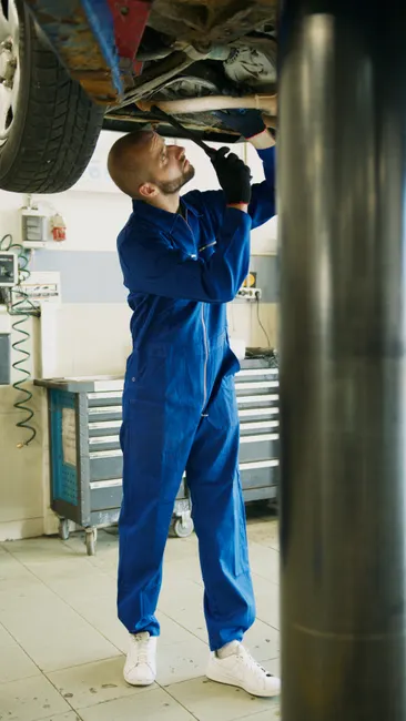Detail Vehicle Testing Facility Engineer Running Diagnostics Number 15