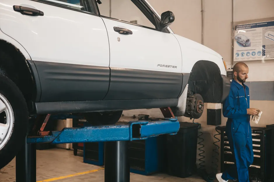 Detail Vehicle Testing Facility Engineer Running Diagnostics Number 17