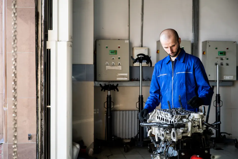 Detail Vehicle Testing Facility Engineer Running Diagnostics Number 9