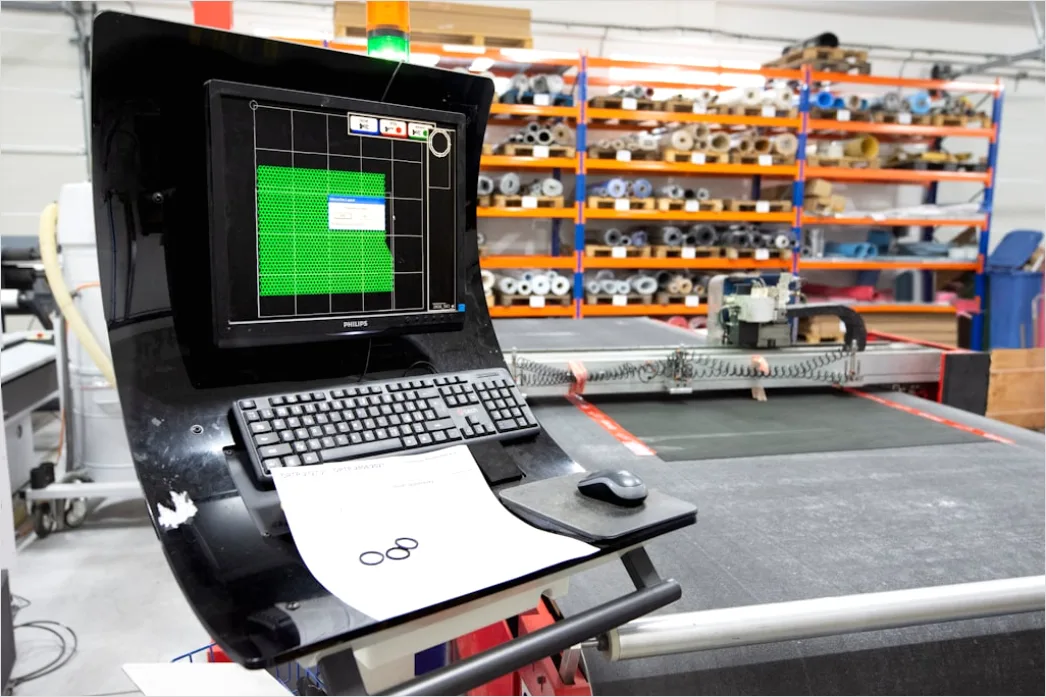 Warehouse Management System Screen Worker Scanning
