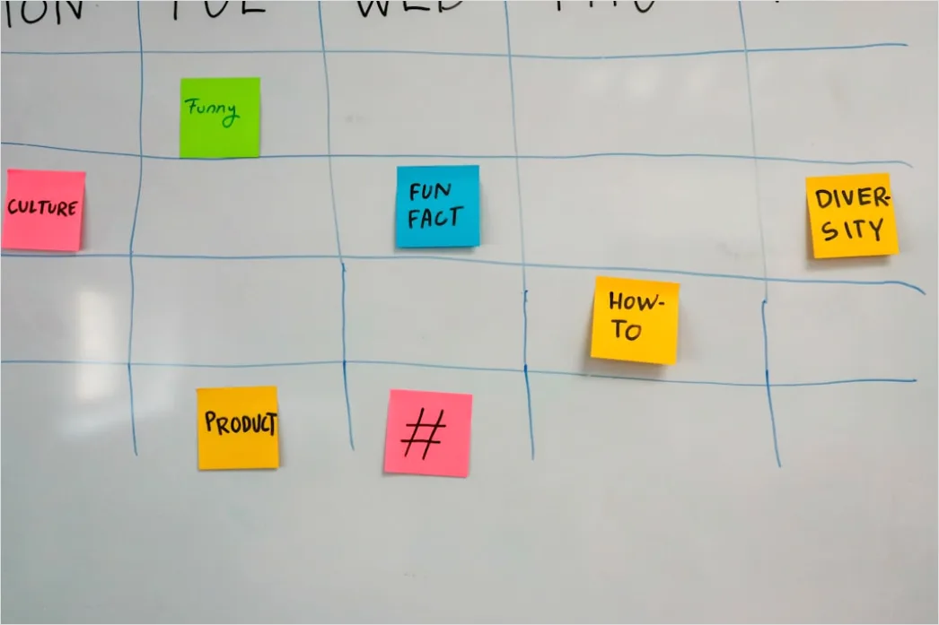 Detail Whiteboard With Lesson Plan Notes Close Up Number 12