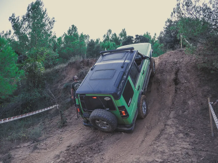 Detail 4x4 Vehicle Steep Hill Climb Off Road Number 2