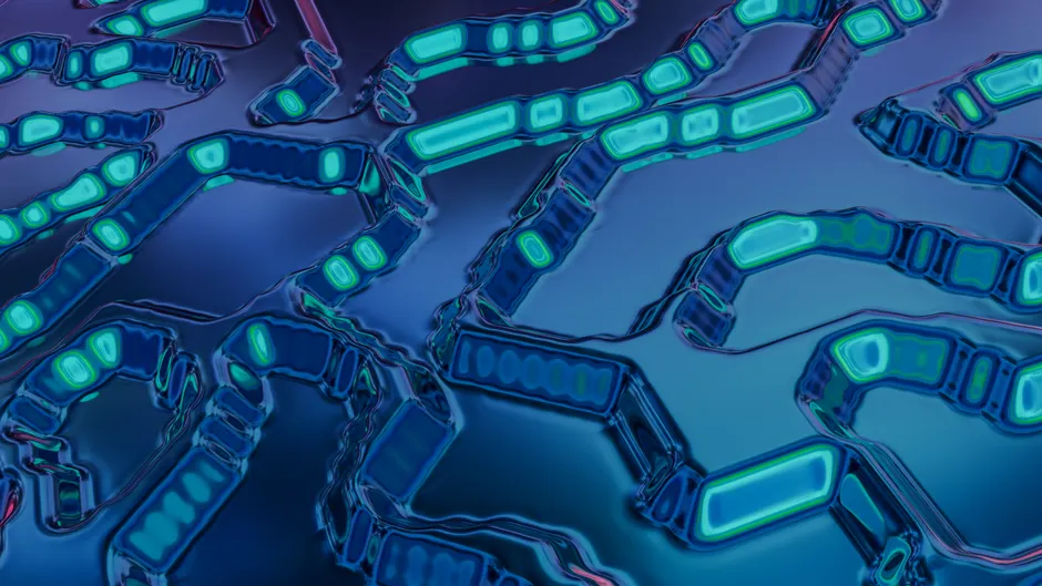Detail Abstrakt Cyber Hintergrund Neon Linien Dunkel Number 15