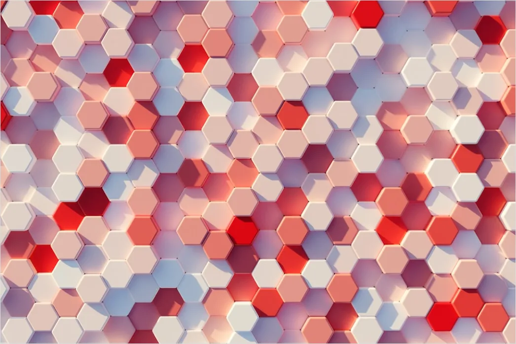 Detail Abstrakt Geometrisch Hexagon Muster Hintergrund Number 7