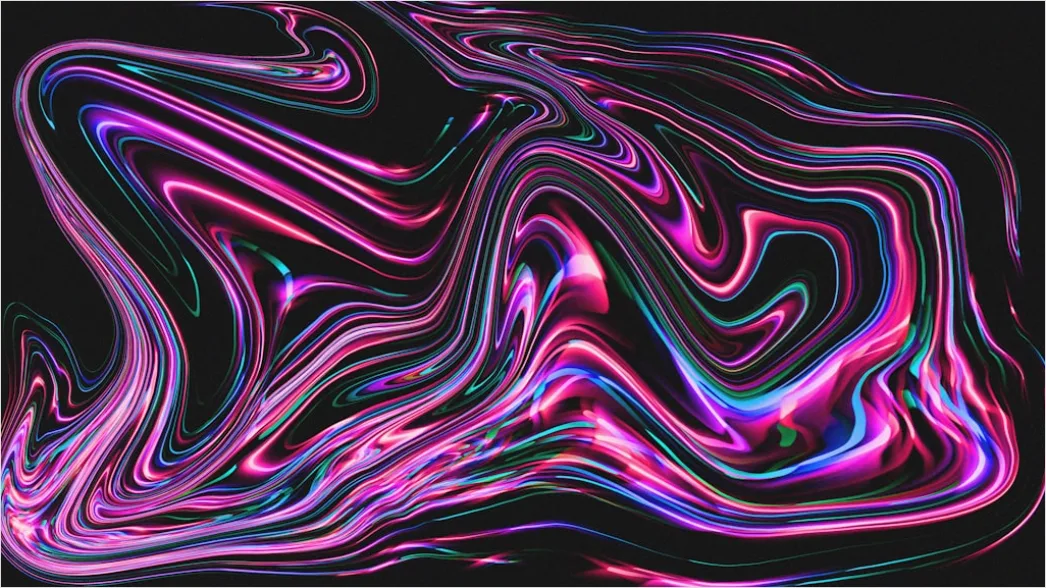 Detail Abstrakt Hologramm Effekt Hintergrund Futuristisch Number 19