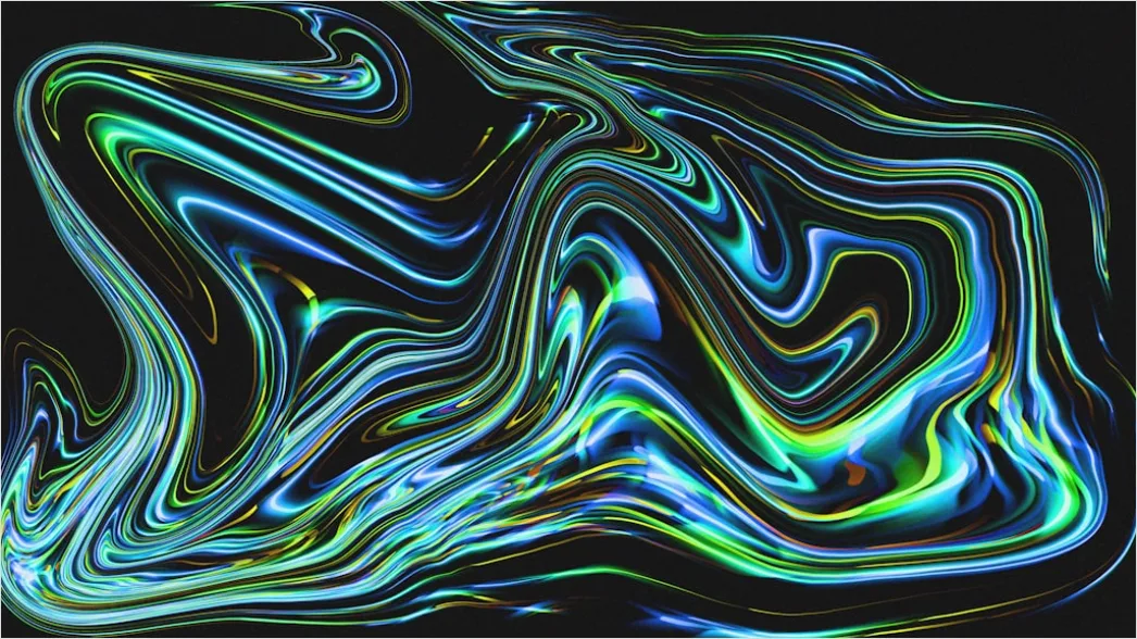 Detail Abstrakt Hologramm Effekt Hintergrund Futuristisch Number 5