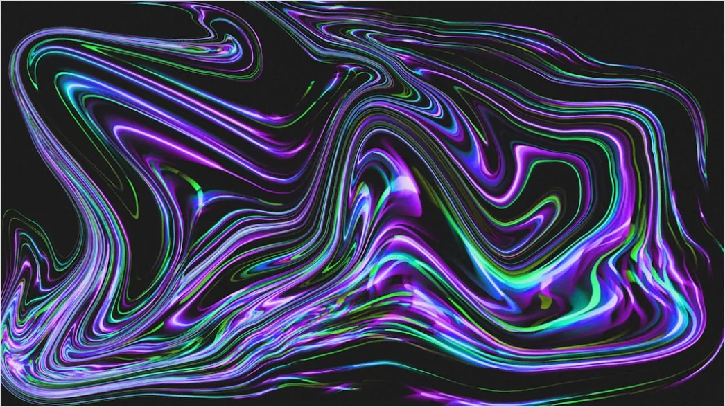 Detail Abstrakt Hologramm Effekt Hintergrund Futuristisch Number 10