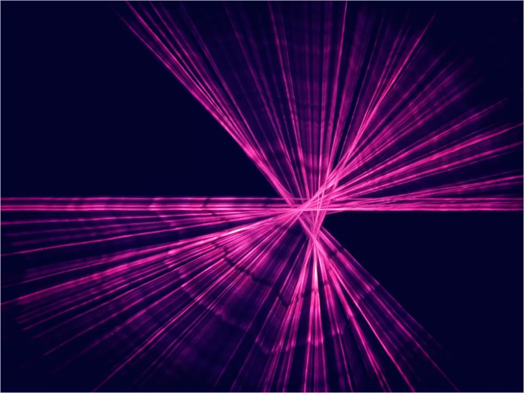 Detail Abstrakt Laser Licht Linien Hintergrund Dunkel Number 2