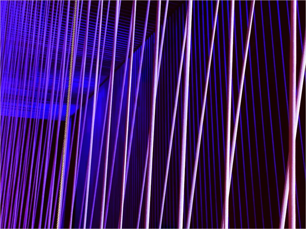 Detail Abstrakt Laser Licht Linien Hintergrund Dunkel Number 17