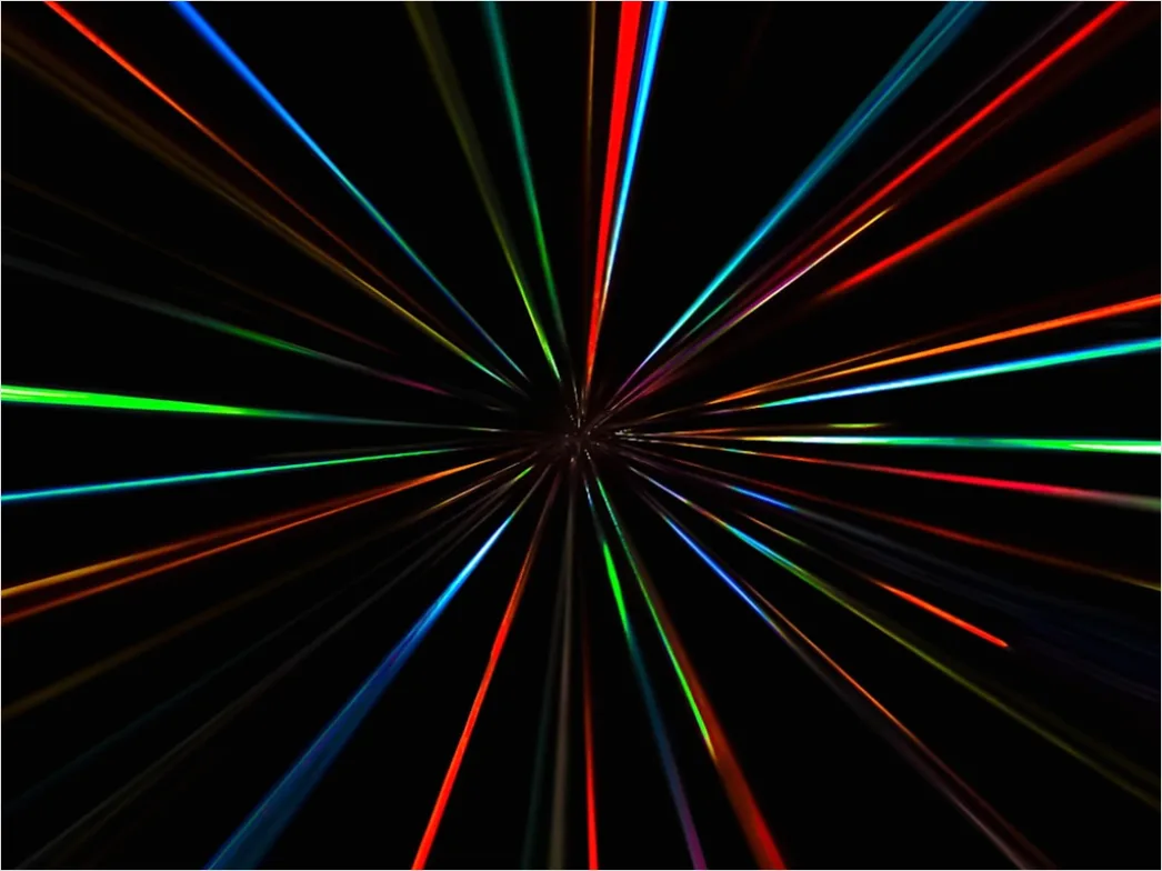 Detail Abstrakt Laser Licht Linien Hintergrund Dunkel Number 3