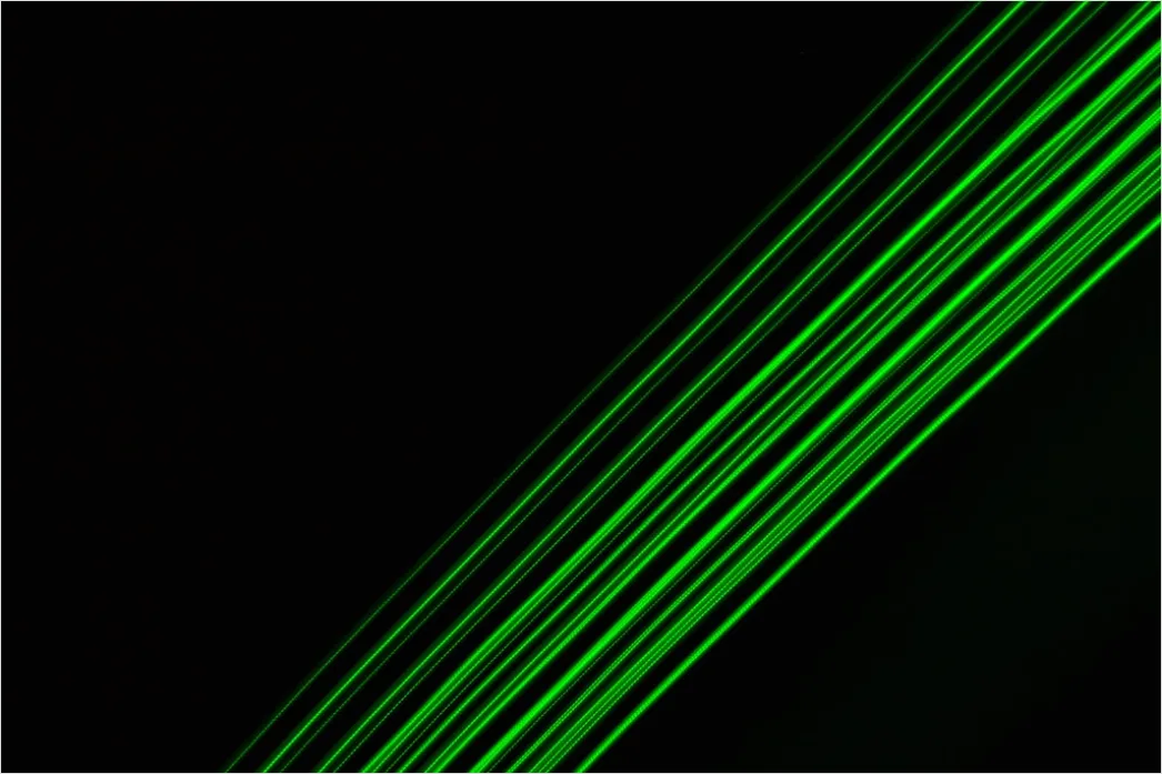 Detail Abstrakt Laser Licht Linien Hintergrund Dunkel Number 7