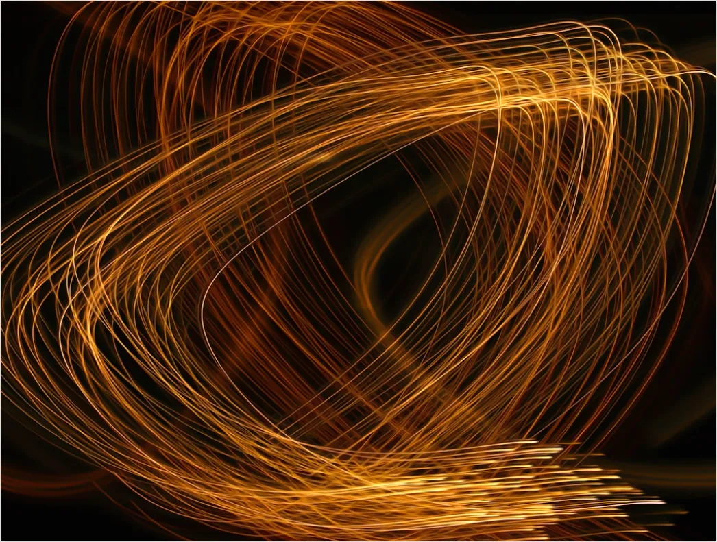 Detail Abstrakt Lichtmalerei Langzeitbelichtung Hintergrund Number 13