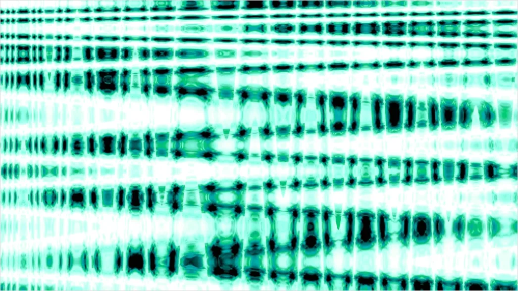 Detail Abstrakt Matrix Code Hintergrund Dunkel Grün Number 11