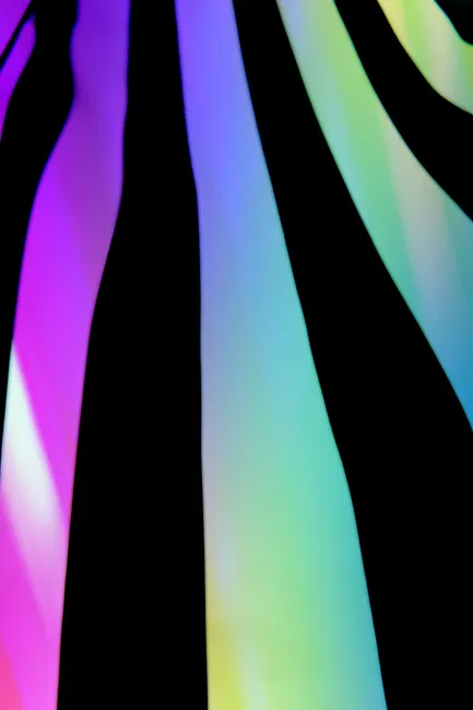 Detail Abstrakt Neon Licht Streifen Hintergrund Schwarz Number 14
