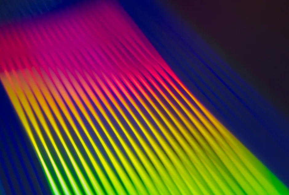 Detail Abstrakt Neon Licht Streifen Hintergrund Schwarz Number 17