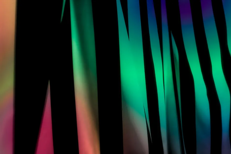 Detail Abstrakt Neon Licht Streifen Hintergrund Schwarz Number 18