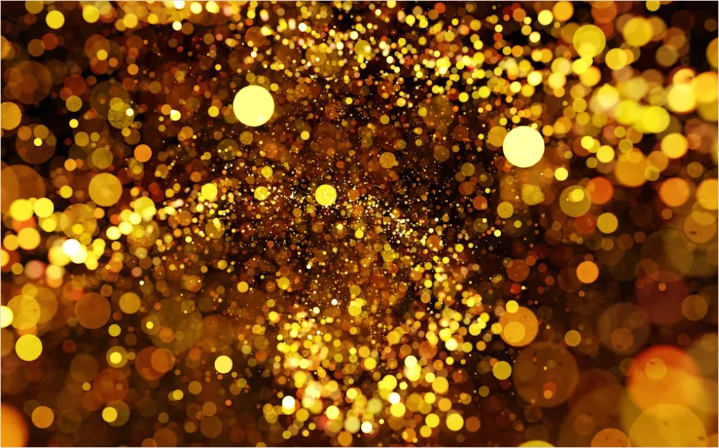 Detail Abstrakt Staub Partikel Hintergrund Gold Number 20