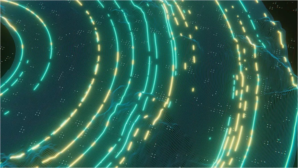Detail Abstrakt Technologie Hintergrund Circuit Board Neon Number 13