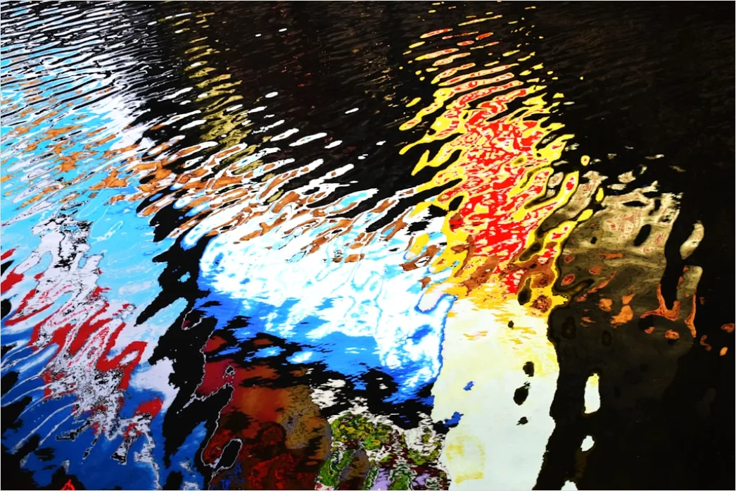 Detail Abstrakt Wasser Wellen Reflexion Hintergrund Number 5