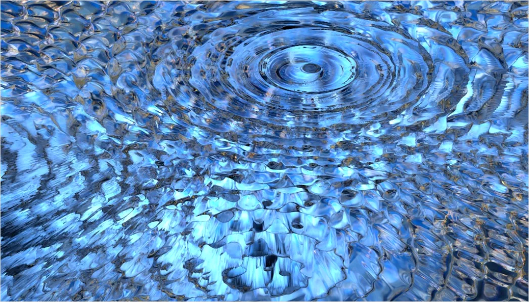 Detail Abstrakt Wasser Wellen Reflexion Hintergrund Number 7