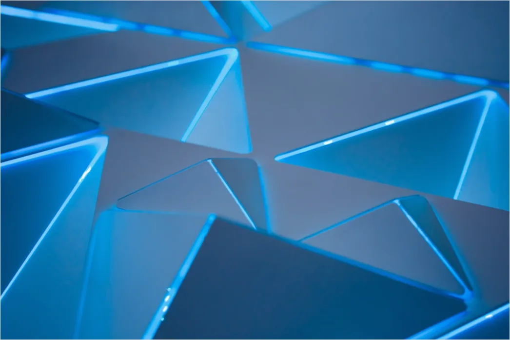 Abstrakte Geometrie Low Poly Hintergrund Blau 1a6b