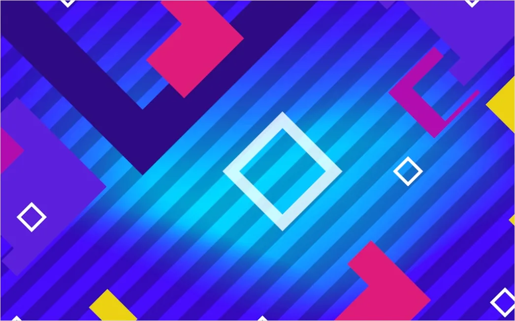Detail Abstrakte Geometrische Komposition Farbig Modern Number 8