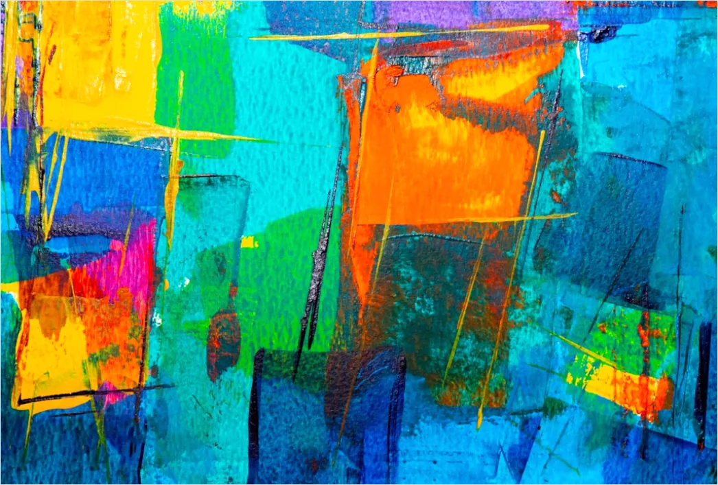 Detail Abstrakte Pinselstriche Hintergrund Acryl Textur Number 14
