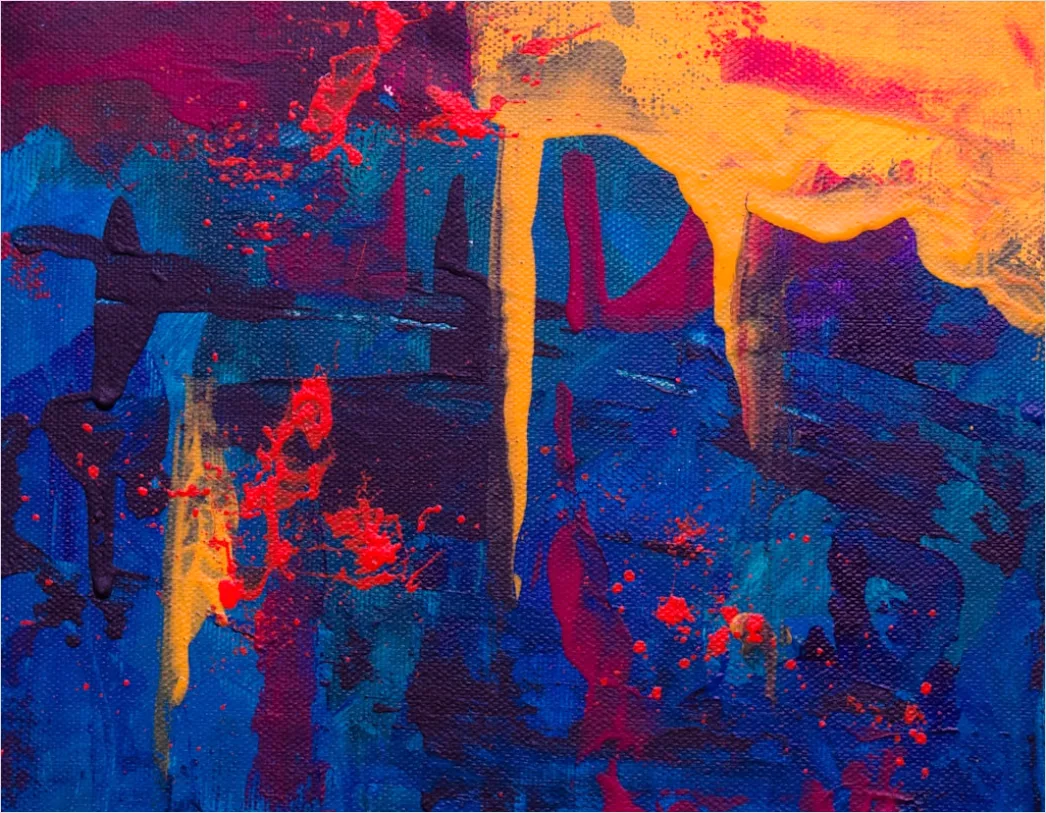 Detail Abstrakte Pinselstriche Hintergrund Acryl Textur Number 20
