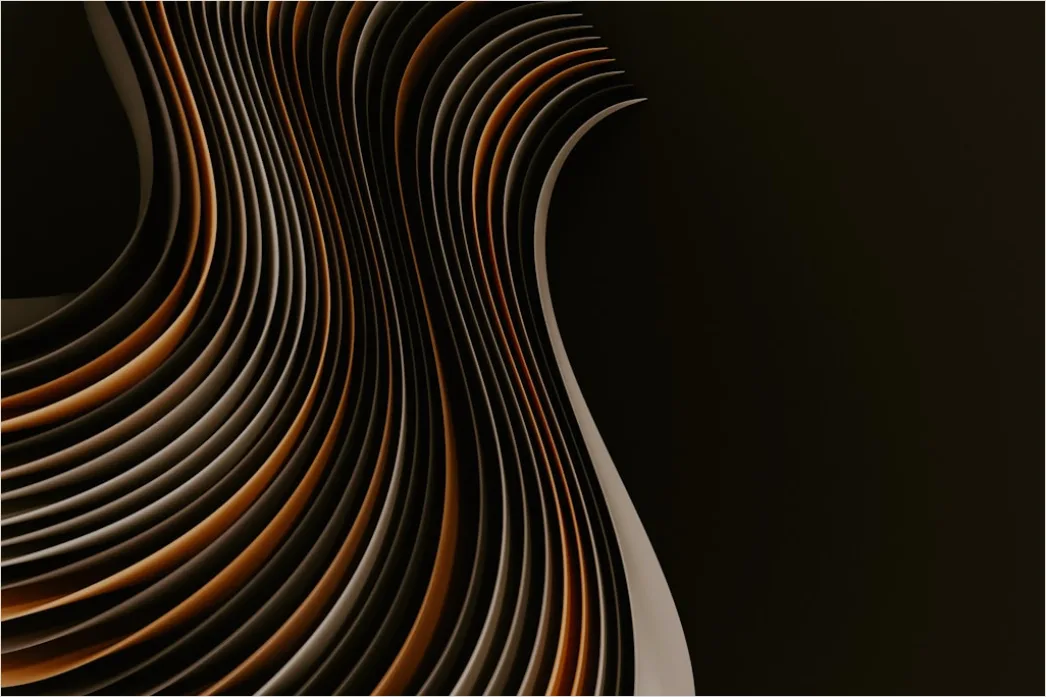 Detail Abstrakte Wellen Linie Hintergrund Minimal Number 17