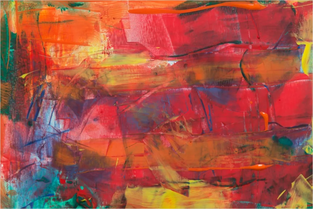 Detail Acryl Abstrakt Textur Bunt Leuchtend Hintergrund Number 20