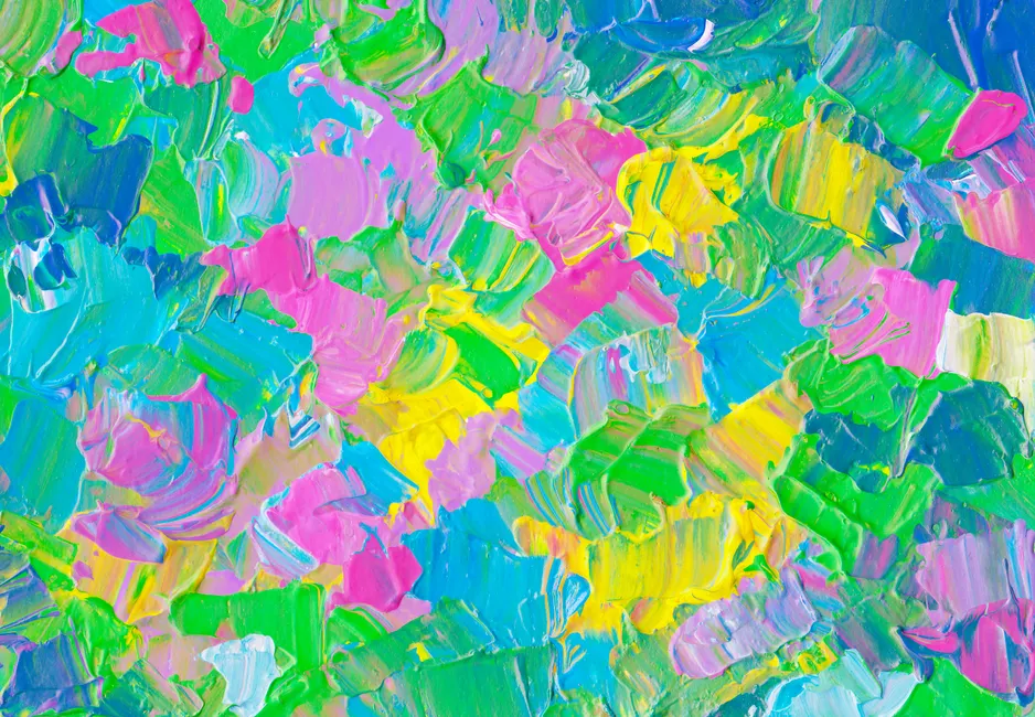 Acryl Pinselstriche Abstrakt Bunt Hintergrund Dc2a