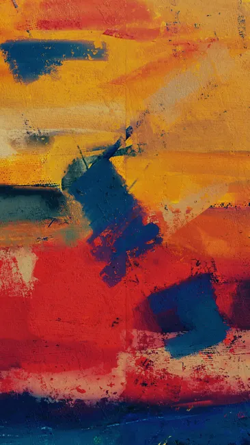 Detail Acryl Pinselstriche Abstrakt Bunt Hintergrund Number 14