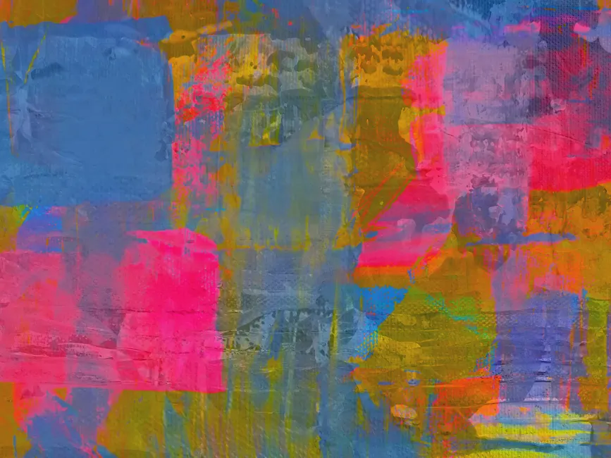 Detail Acryl Pinselstriche Abstrakt Bunt Hintergrund Number 9
