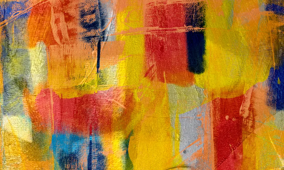 Detail Acryl Pinselstriche Abstrakt Bunt Hintergrund Number 10