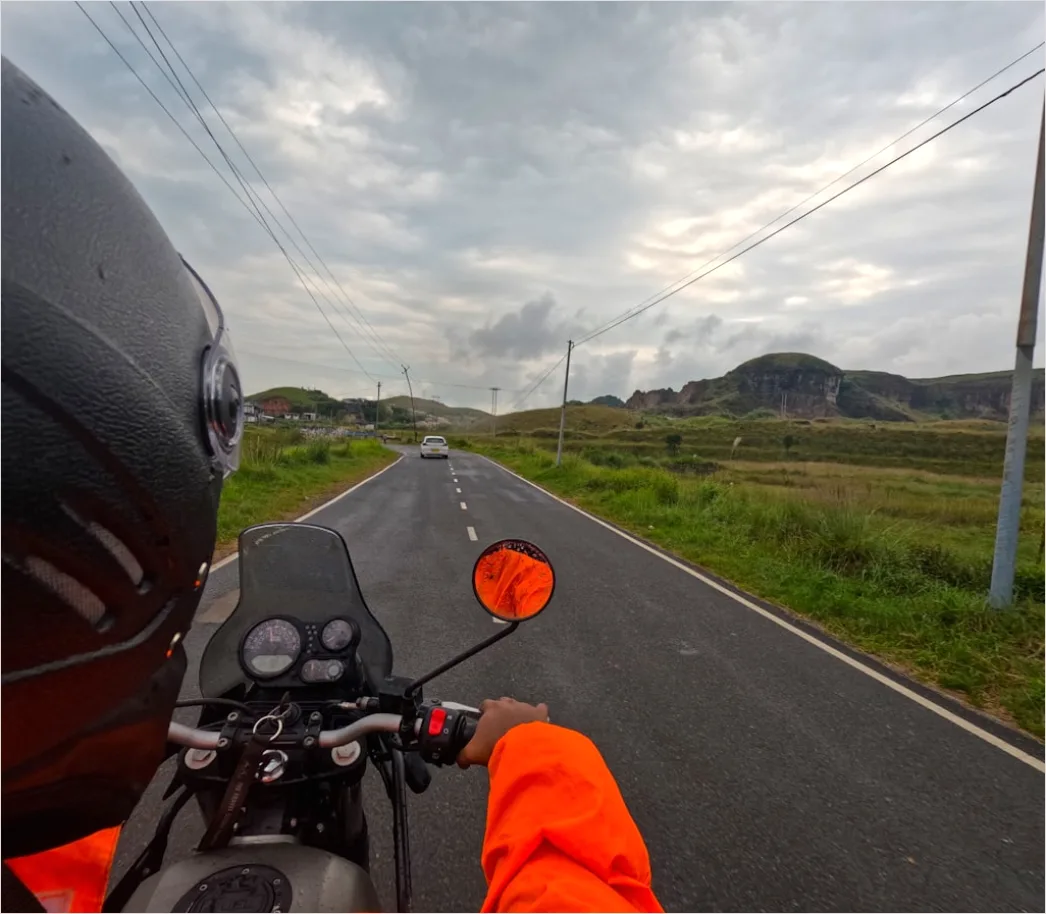 Detail Adventure Motorcycle Touring Mountain Road Number 13