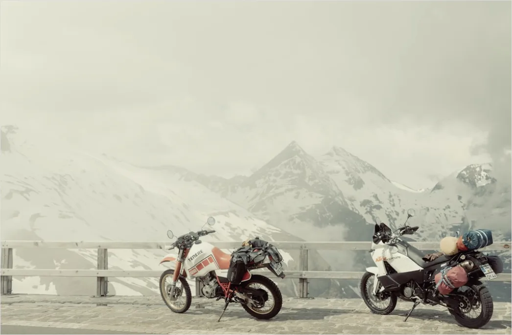 Detail Adventure Motorcycle Touring Mountain Road Number 15